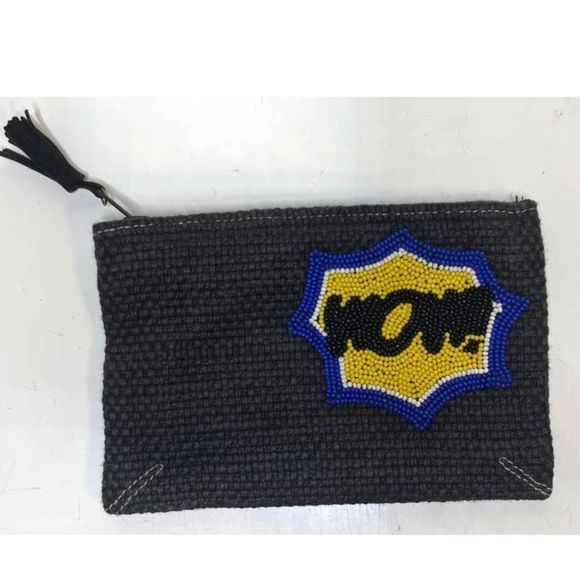 Rim N Roll Cloth and Hand‎ Beaded Wow Pouch Clutch - Picture 3 of 5